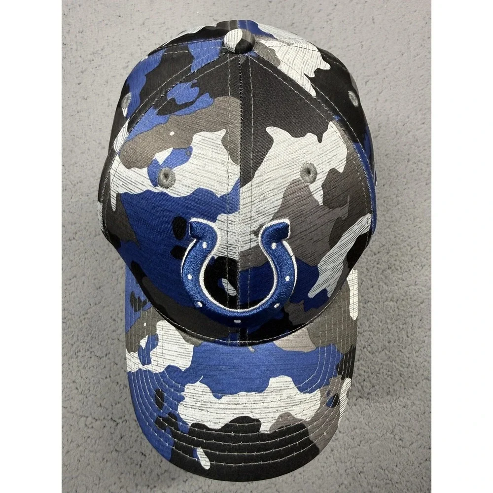 Indianapolis Colts Hat Cap Fitted Mens Large Camo NFL Football 39THIRTY New Era